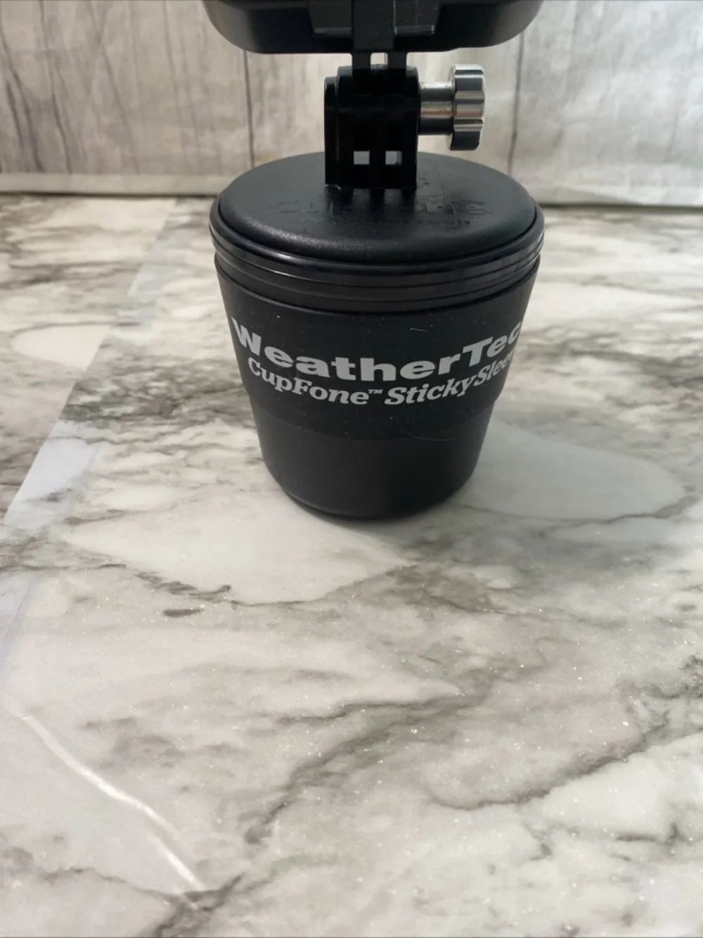 WeatherTech Black CupFone Sticky-Suction Phone Mount